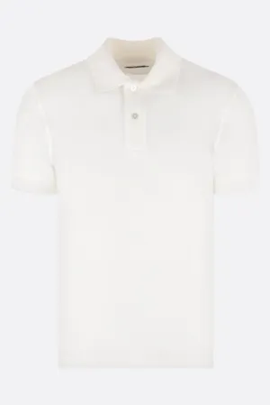 Embroidered Towelling Polo Shirt
