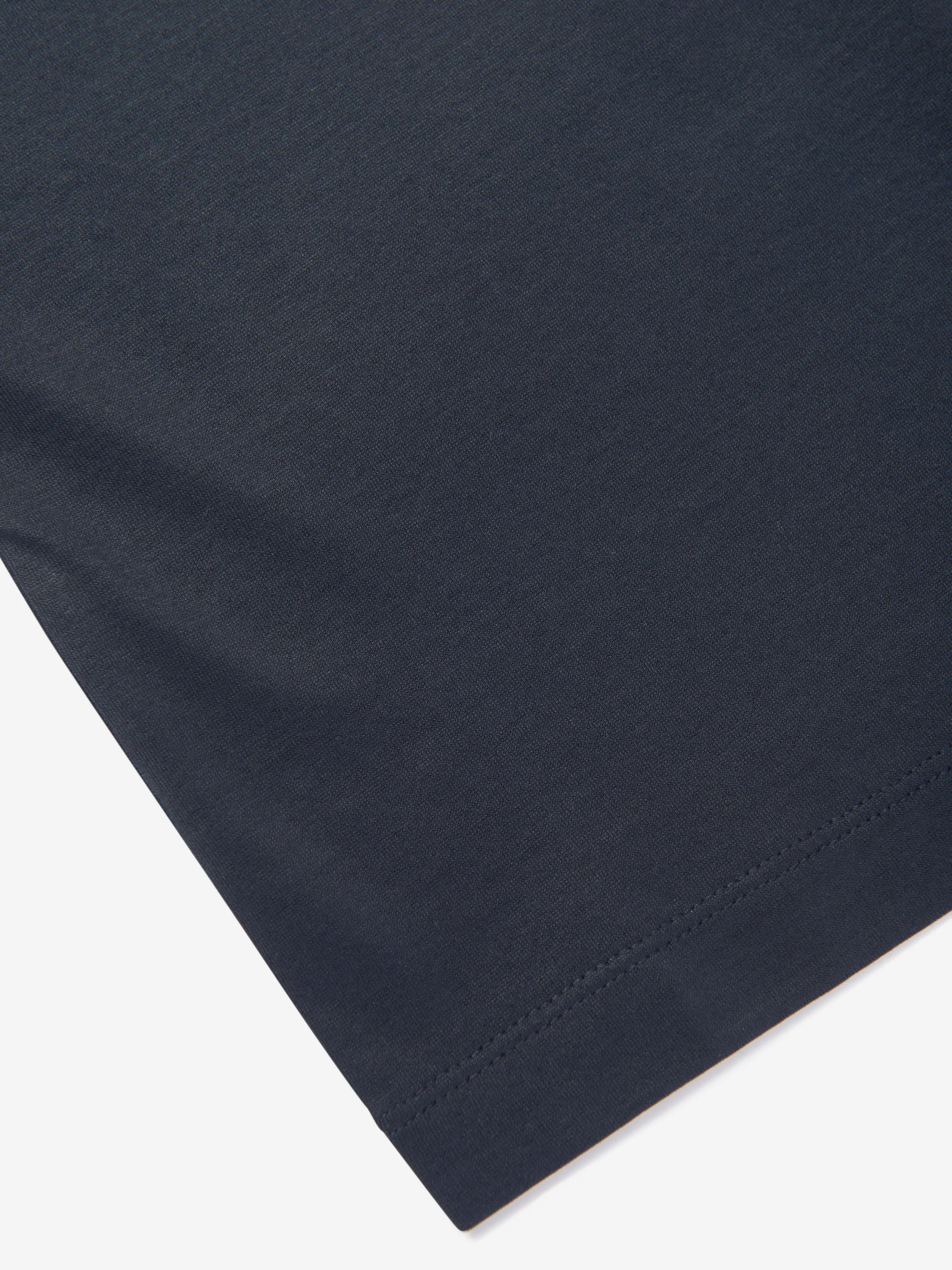 Emporio Armani Boys Logo Tape T-Shirt in Navy