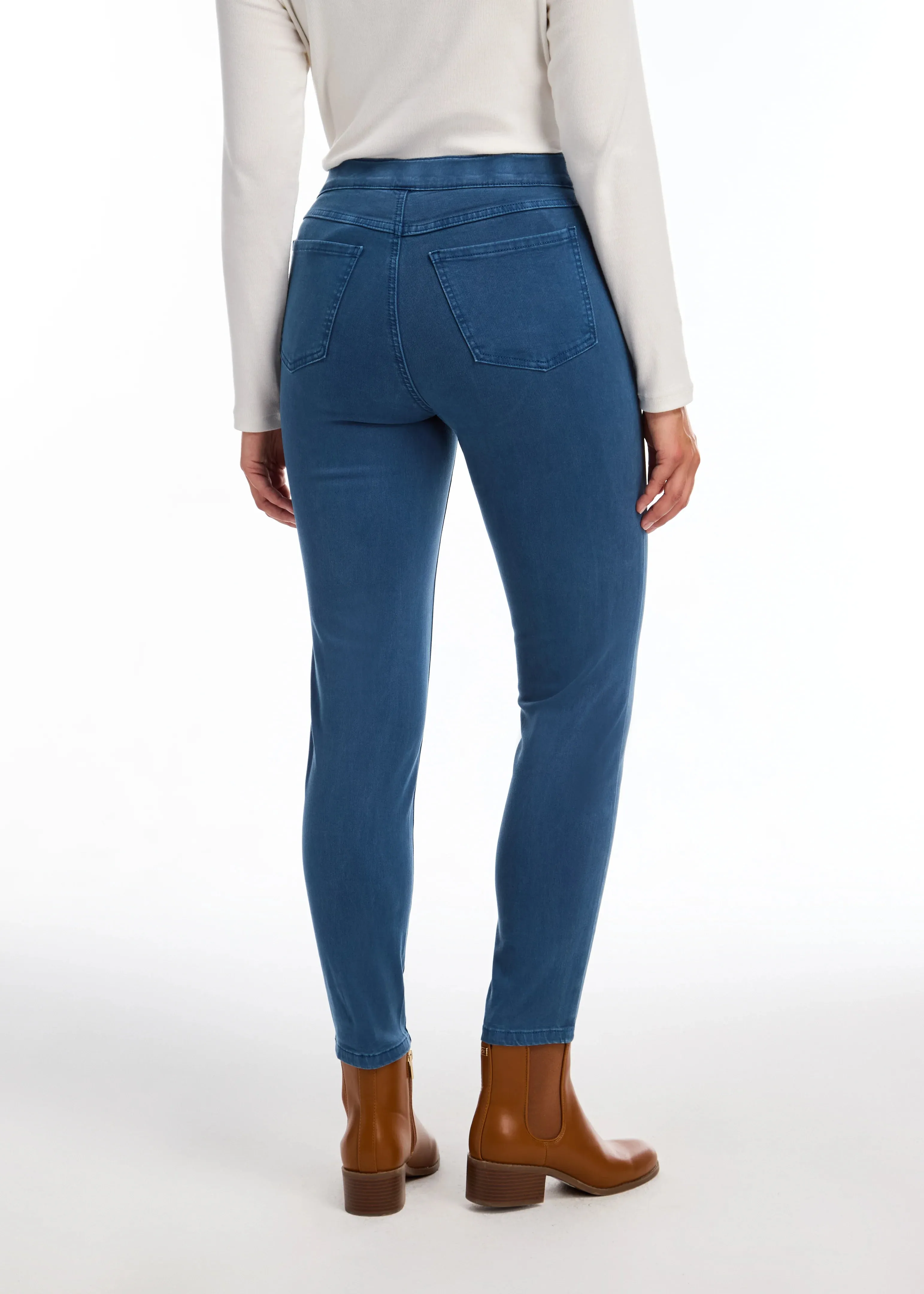 Euro Twill Pull On Slim Ankle Jean. Style FD2858511