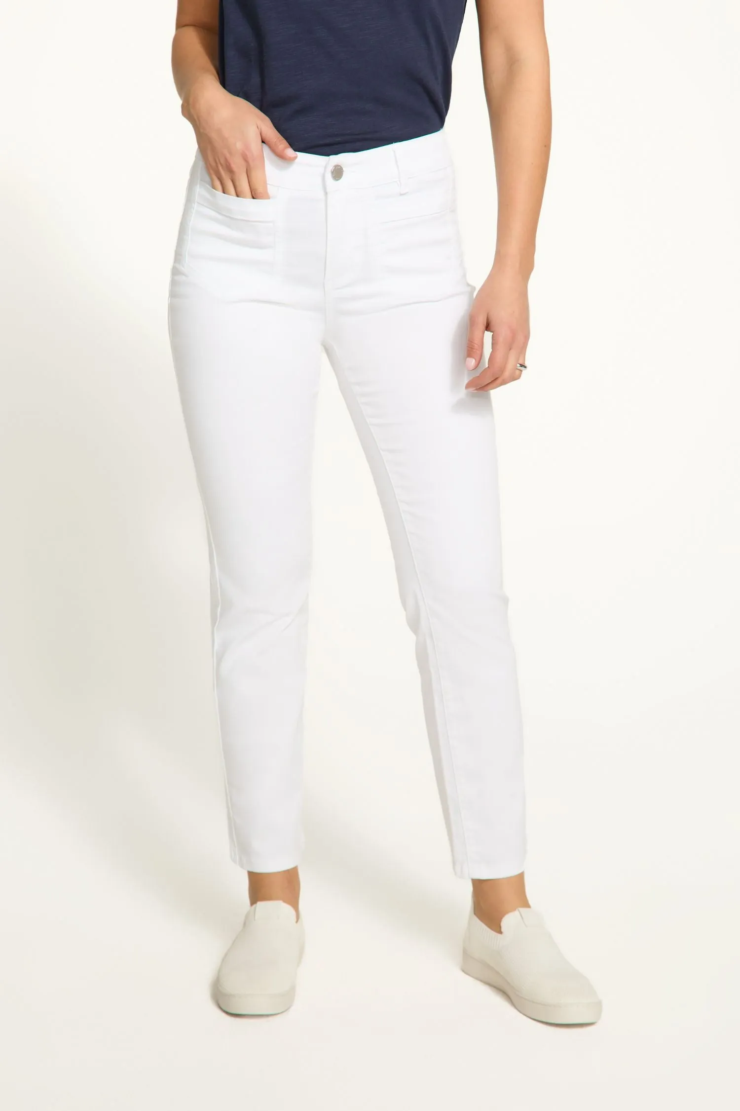 FDJ Euro Twill Christina Straight Ankle Jeans - Style 5177511