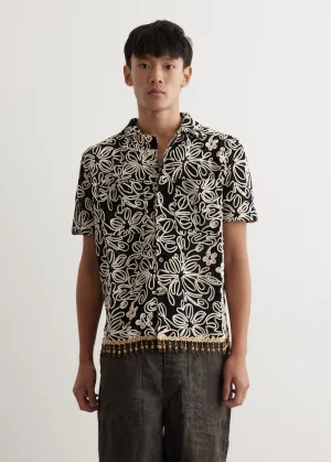 Flower Jacquard Shirt