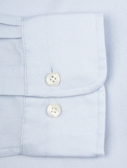 GANT - Honeycomb Texture Shirt, Light Blue