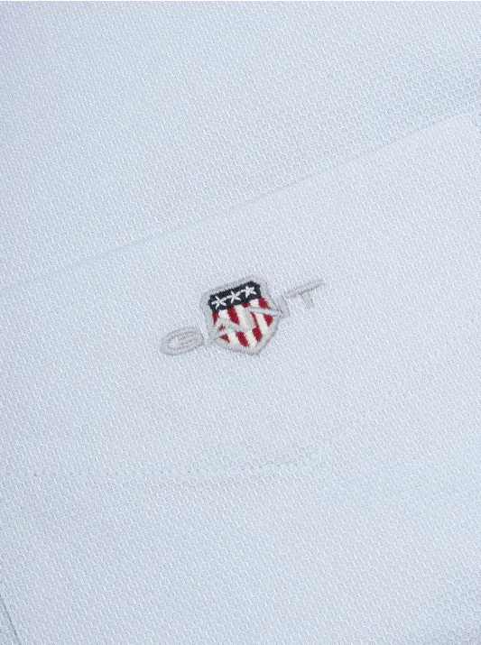 GANT - Honeycomb Texture Shirt, Light Blue