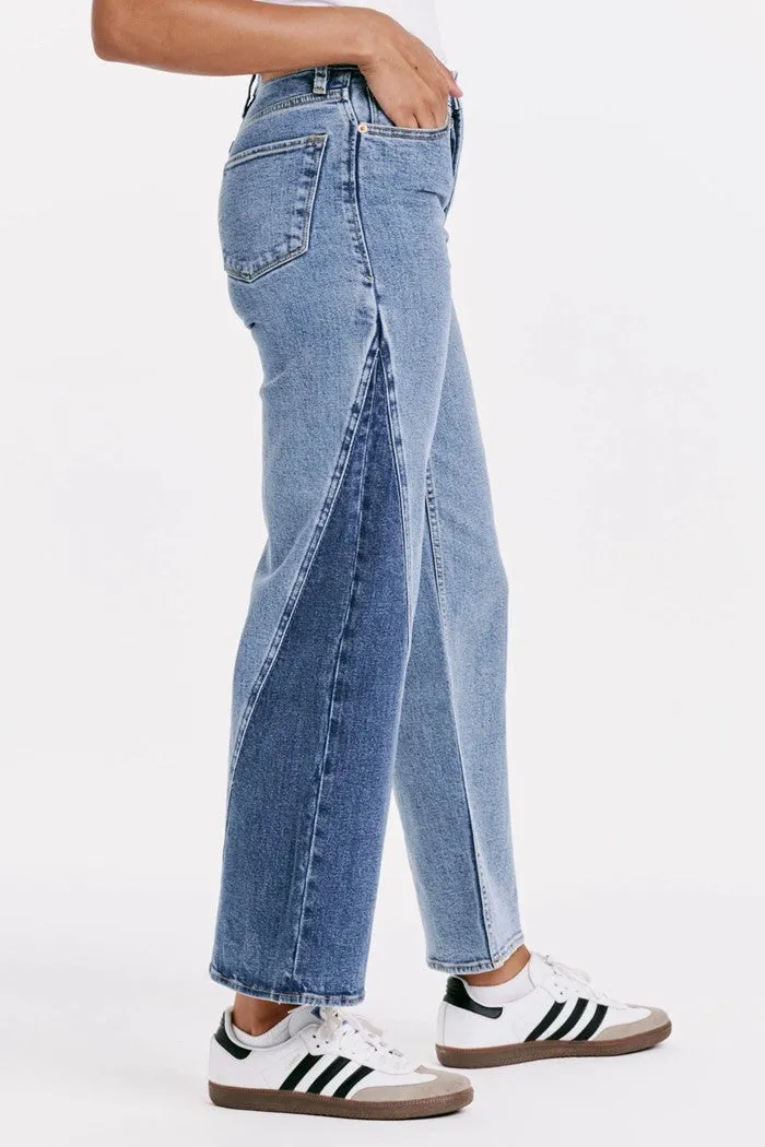 Holly High Rise Wide Hem Straight Jeans
