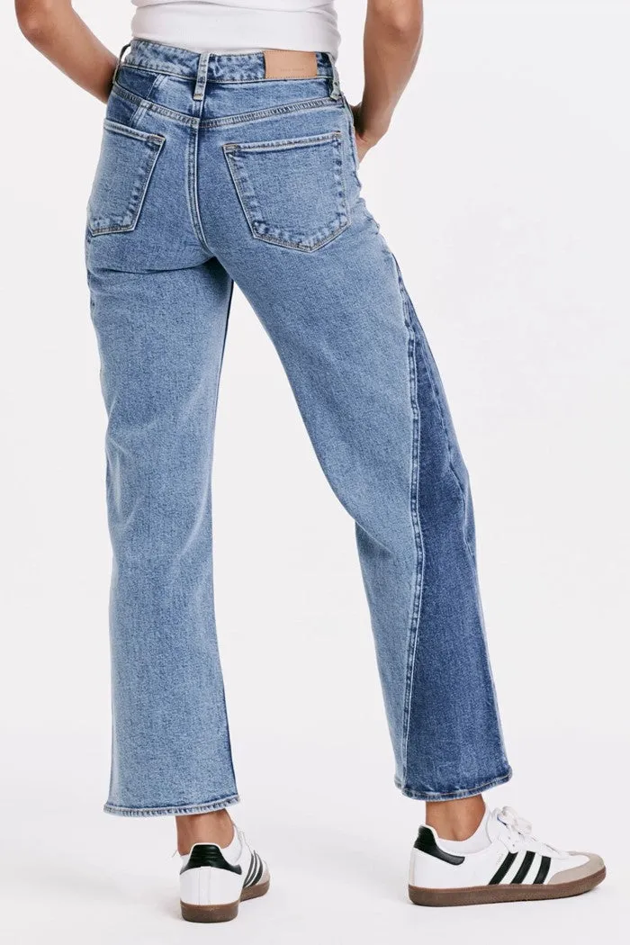 Holly High Rise Wide Hem Straight Jeans