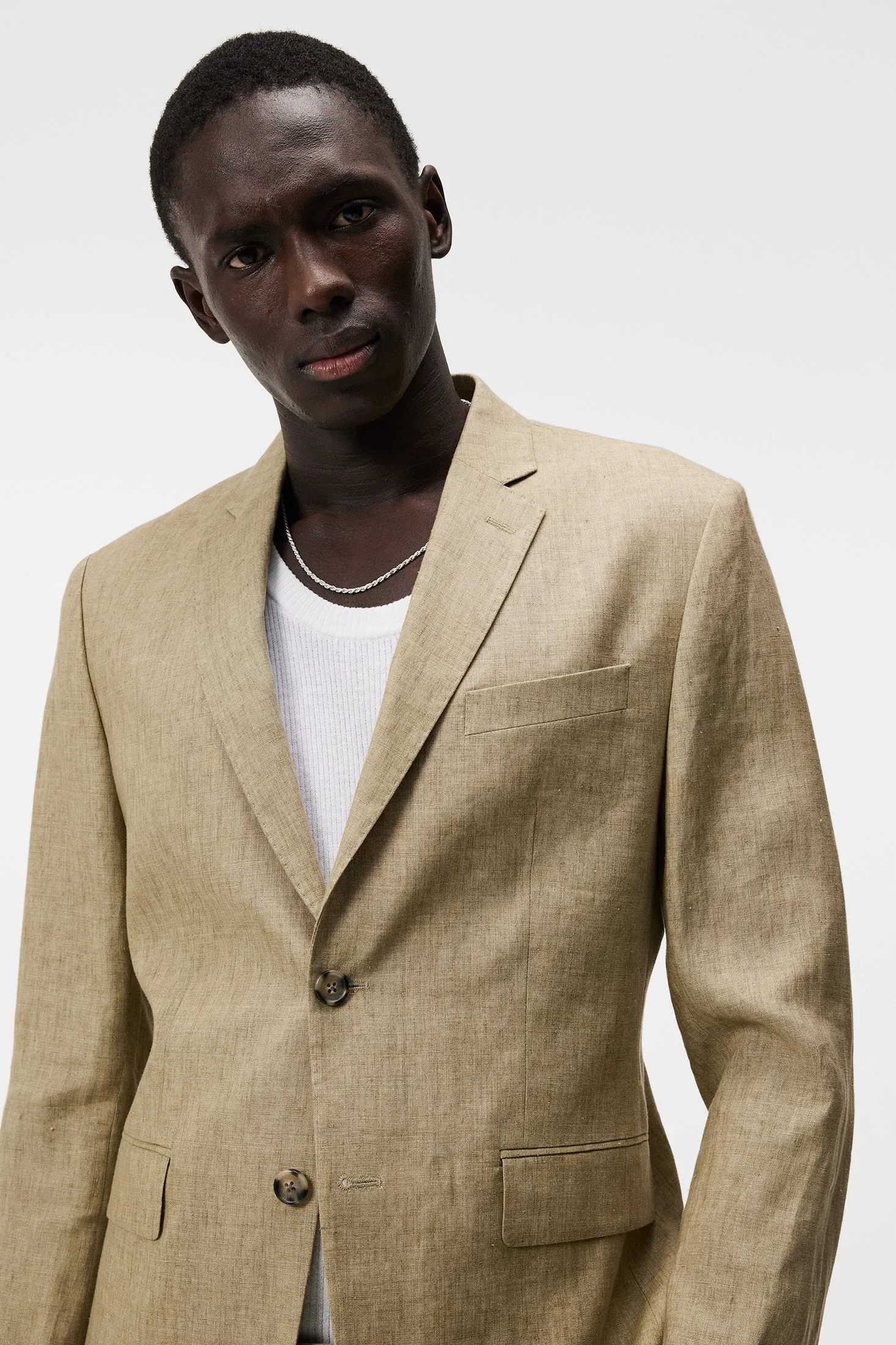 Hopper U Super Linen Blazer / Aloe