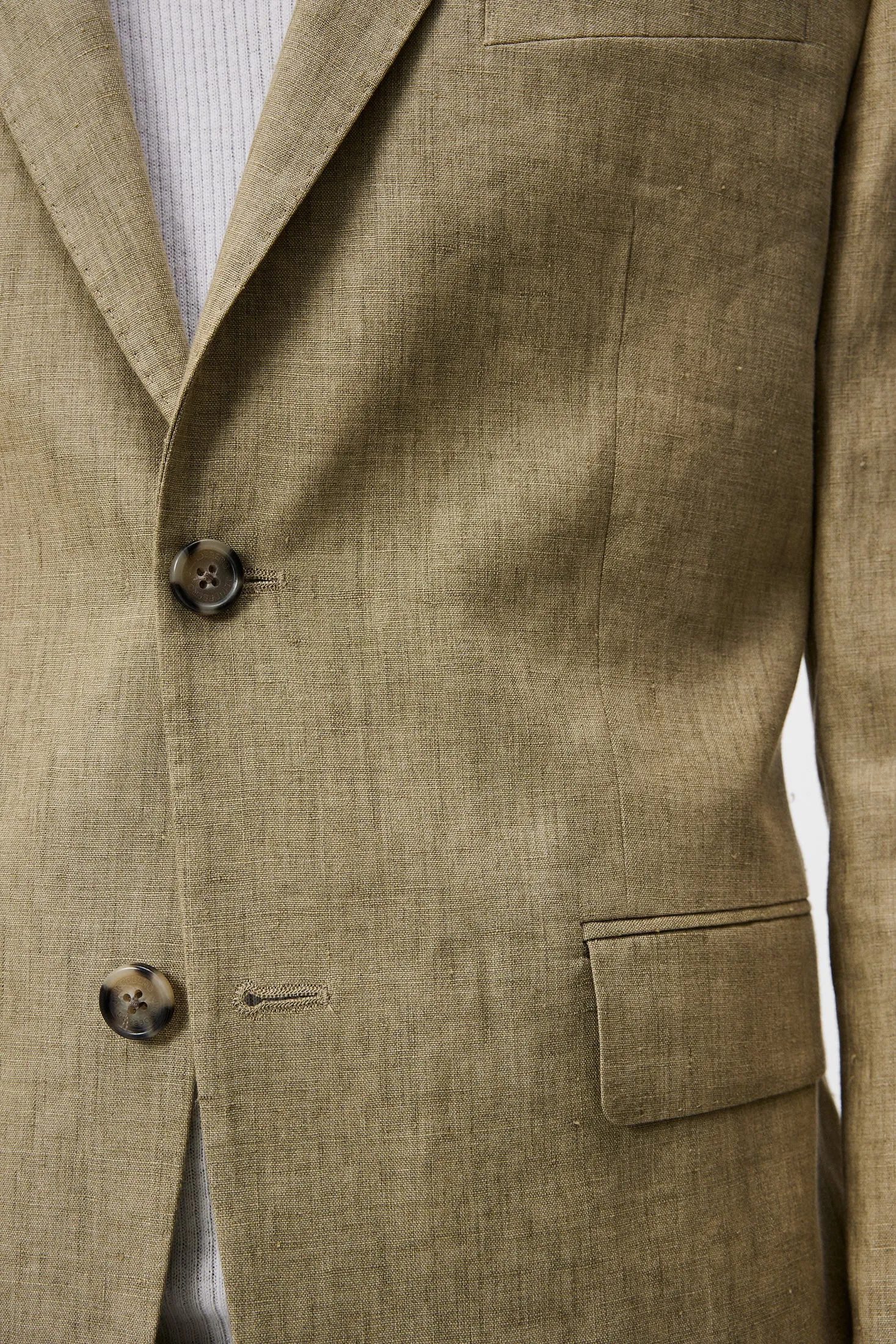 Hopper U Super Linen Blazer / Aloe
