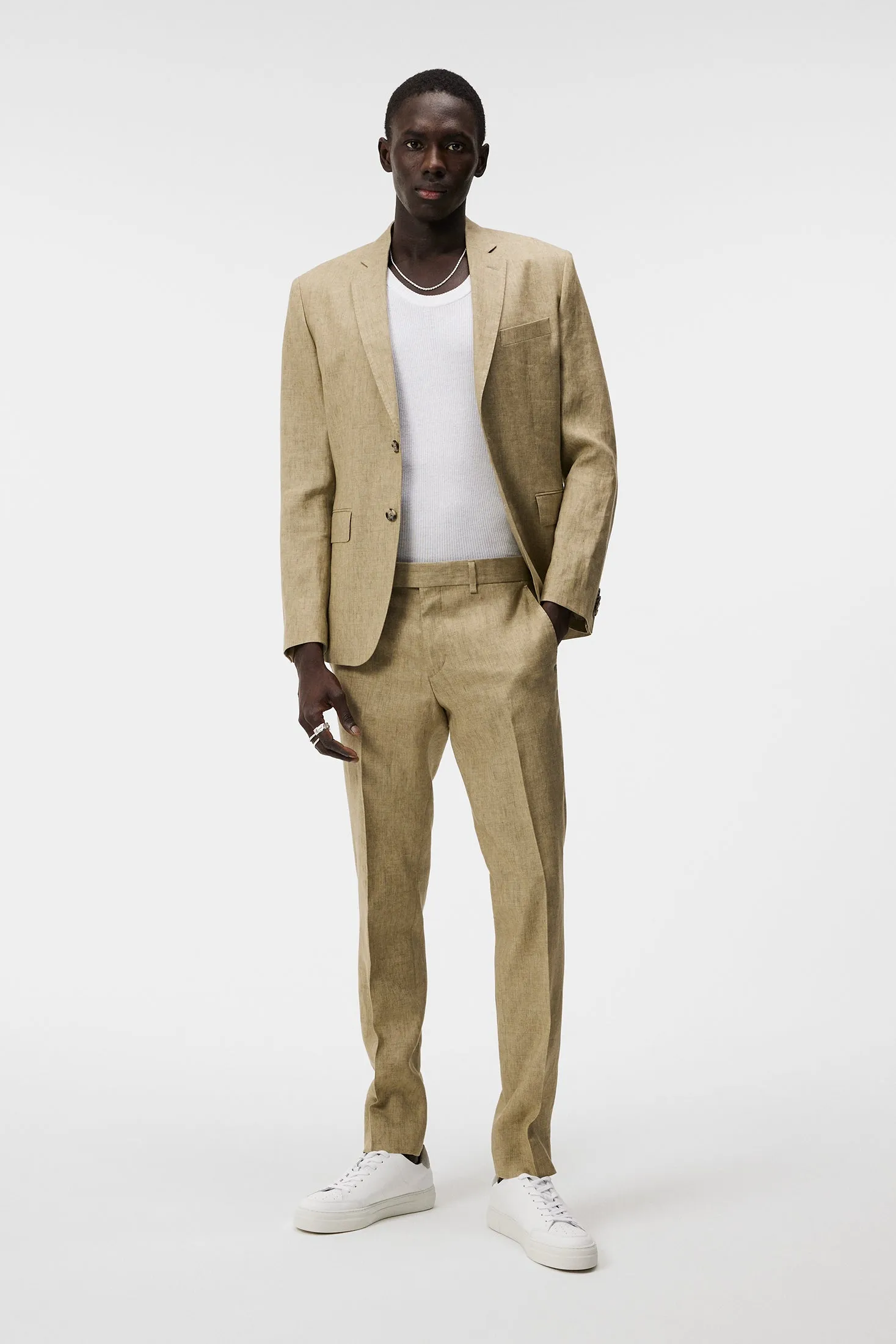 Hopper U Super Linen Blazer / Aloe