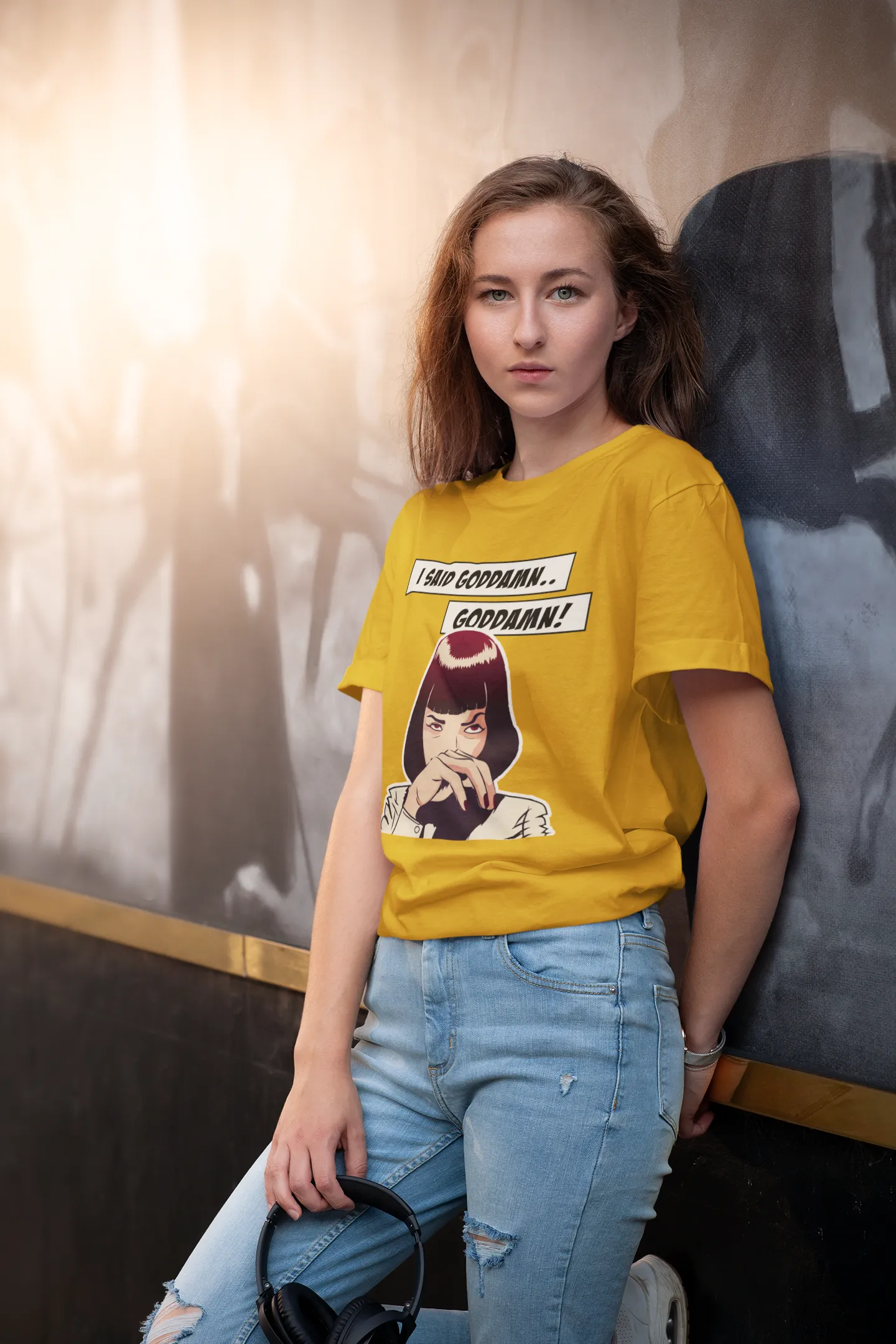 I Said Goddamn!- Pulp Fiction:  Aesthetic - Half Sleeve T-Shirts