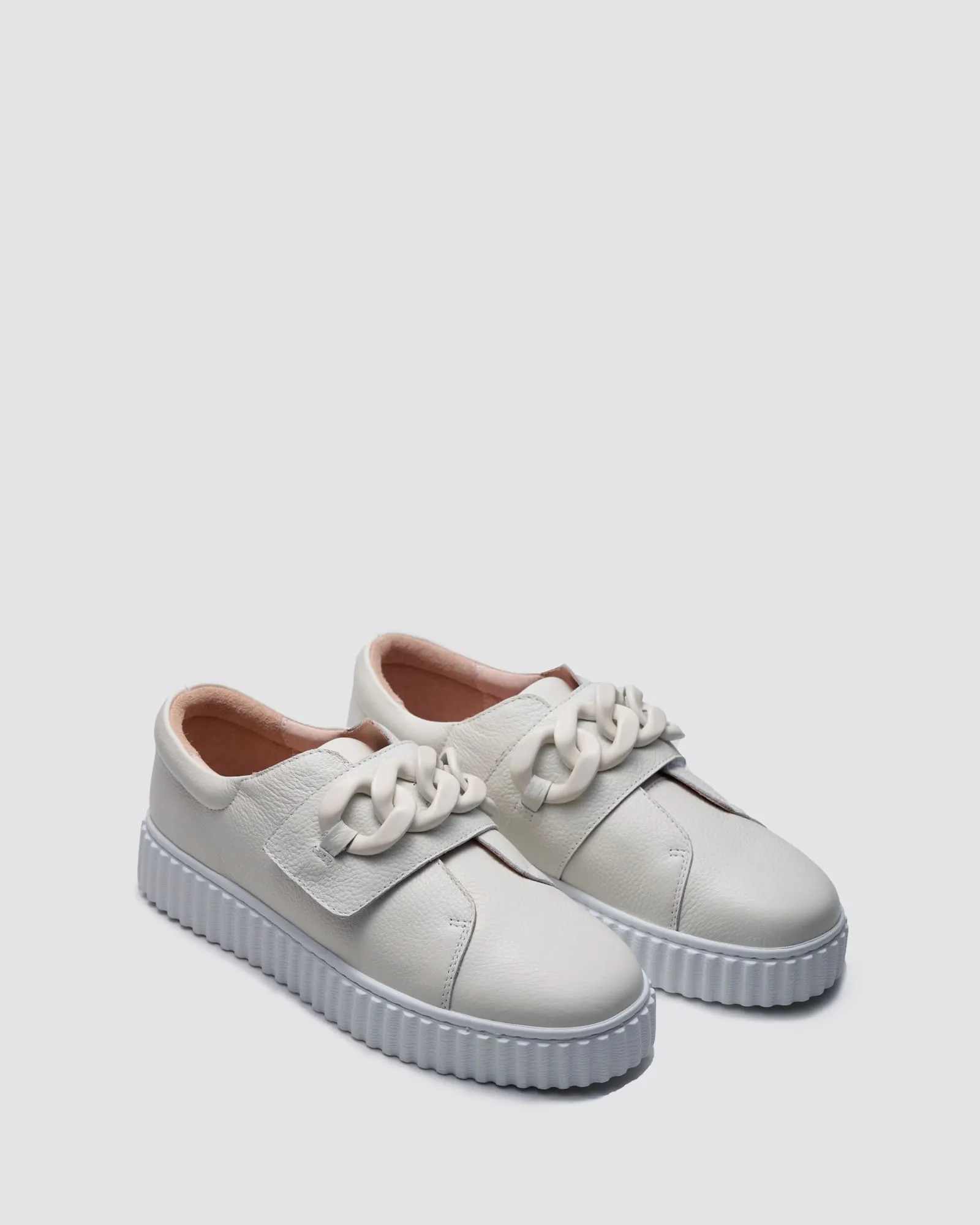 ICARE SNEAKERS ALMOND LEATHER