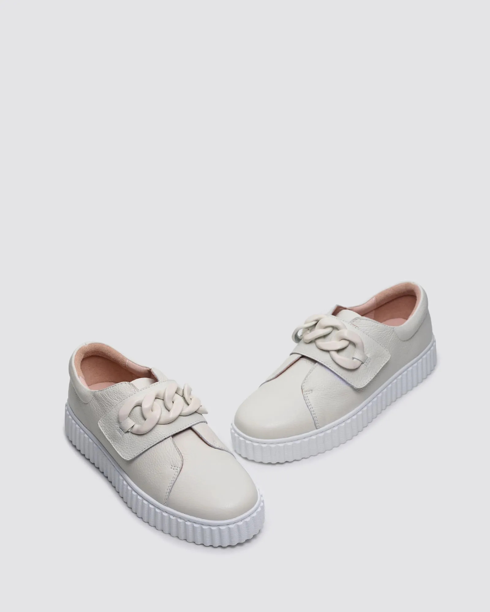 ICARE SNEAKERS ALMOND LEATHER
