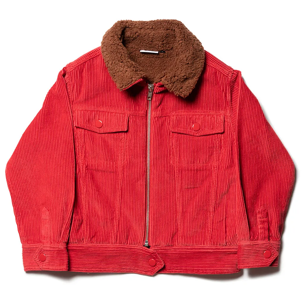 Jacket Batafurai Red Jumbo Cord