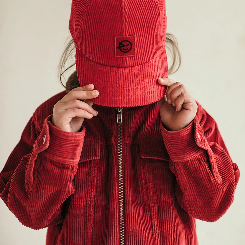 Jacket Batafurai Red Jumbo Cord