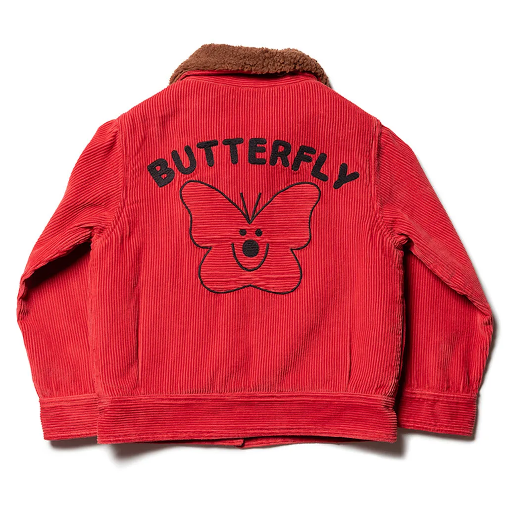 Jacket Batafurai Red Jumbo Cord