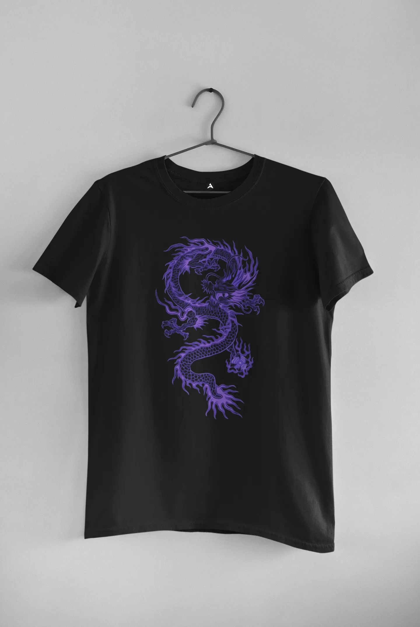 Japanese Dragon:  Aesthetic - Half Sleeve T-Shirts