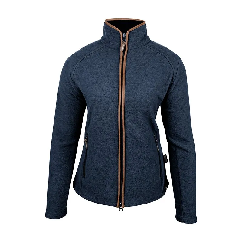 Ladies Fleece Jacket In Navy