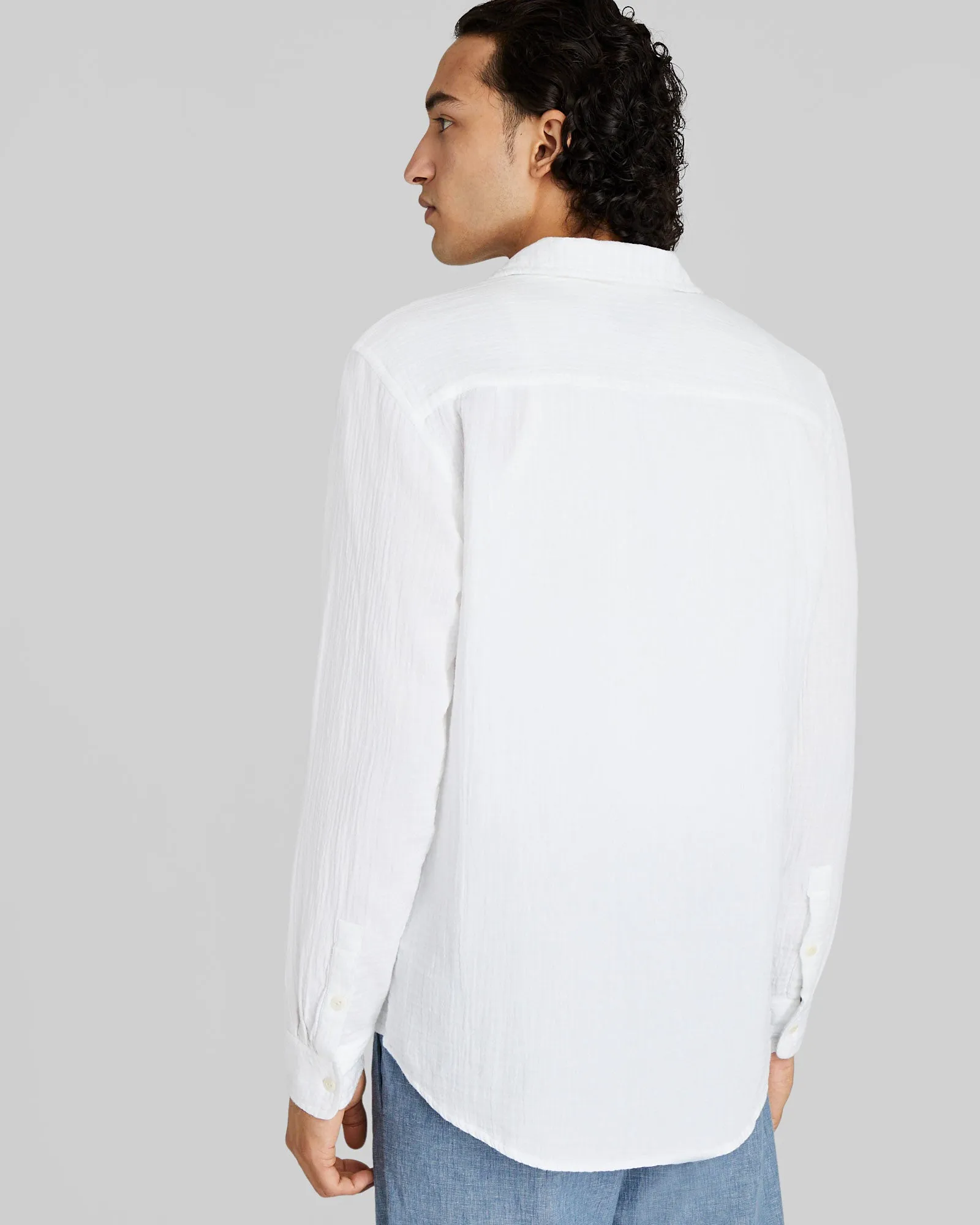 Long-Sleeve Summer Doubleface Shirt