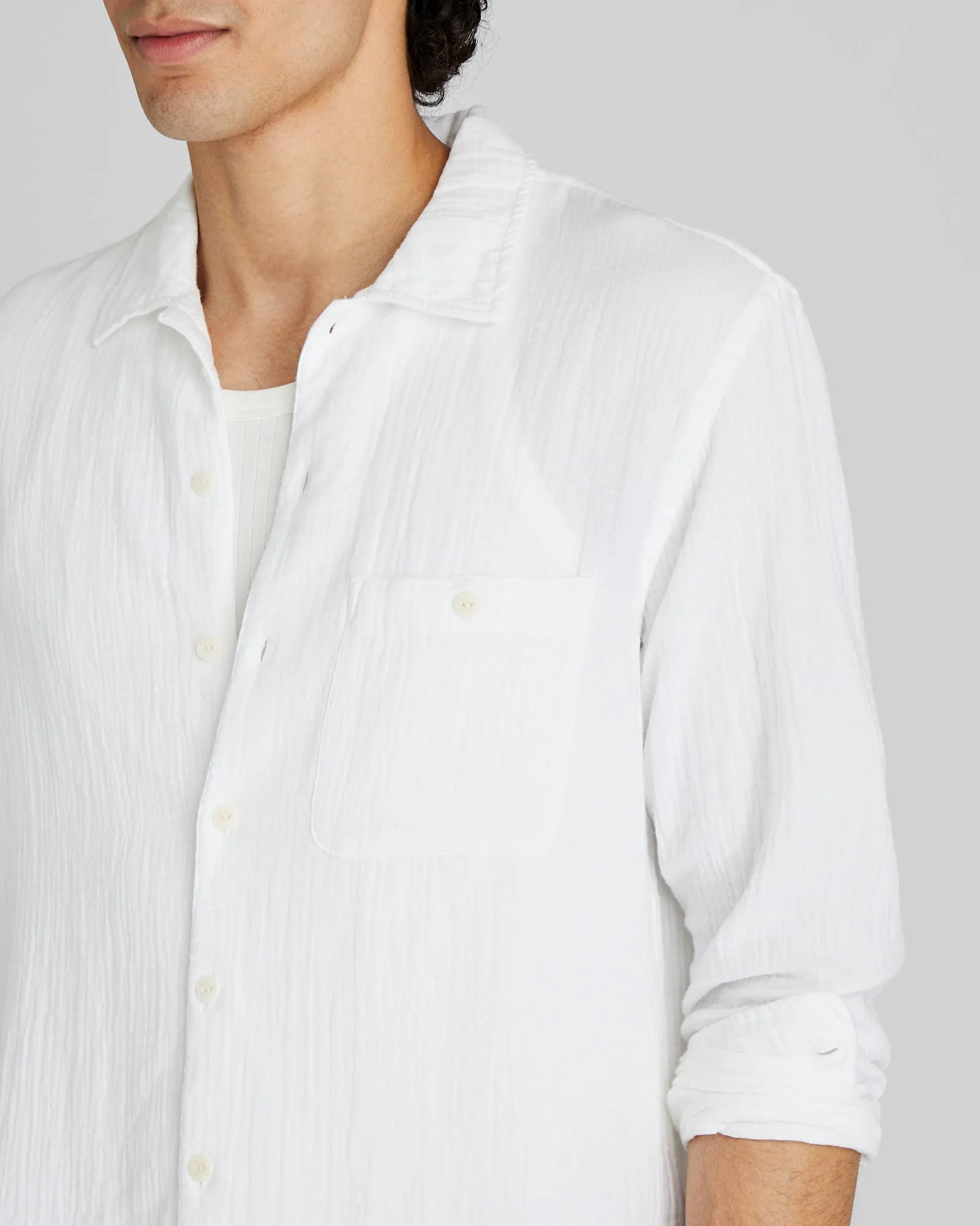 Long-Sleeve Summer Doubleface Shirt