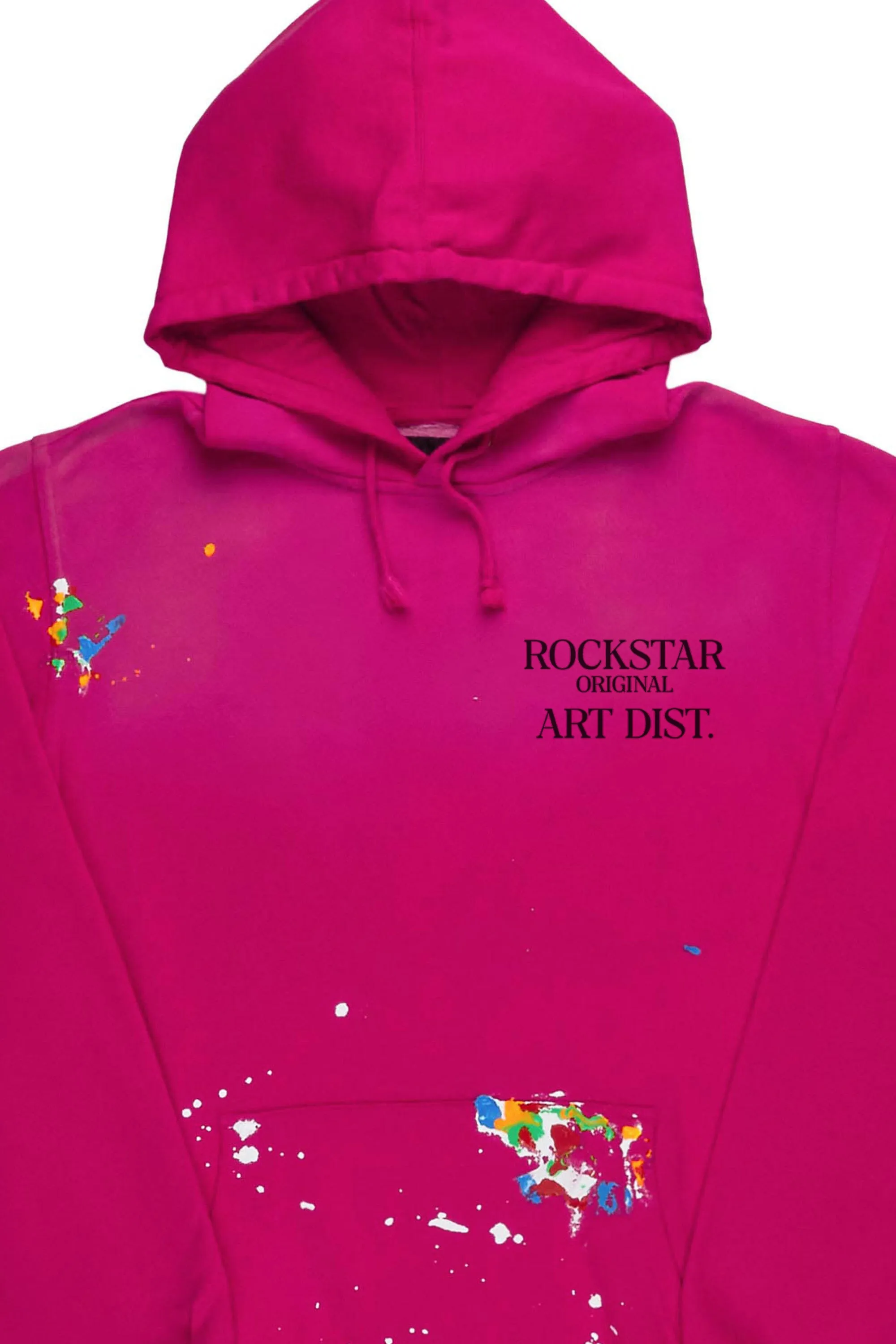 Make It Rain Fuchsia Oversized Hoodie