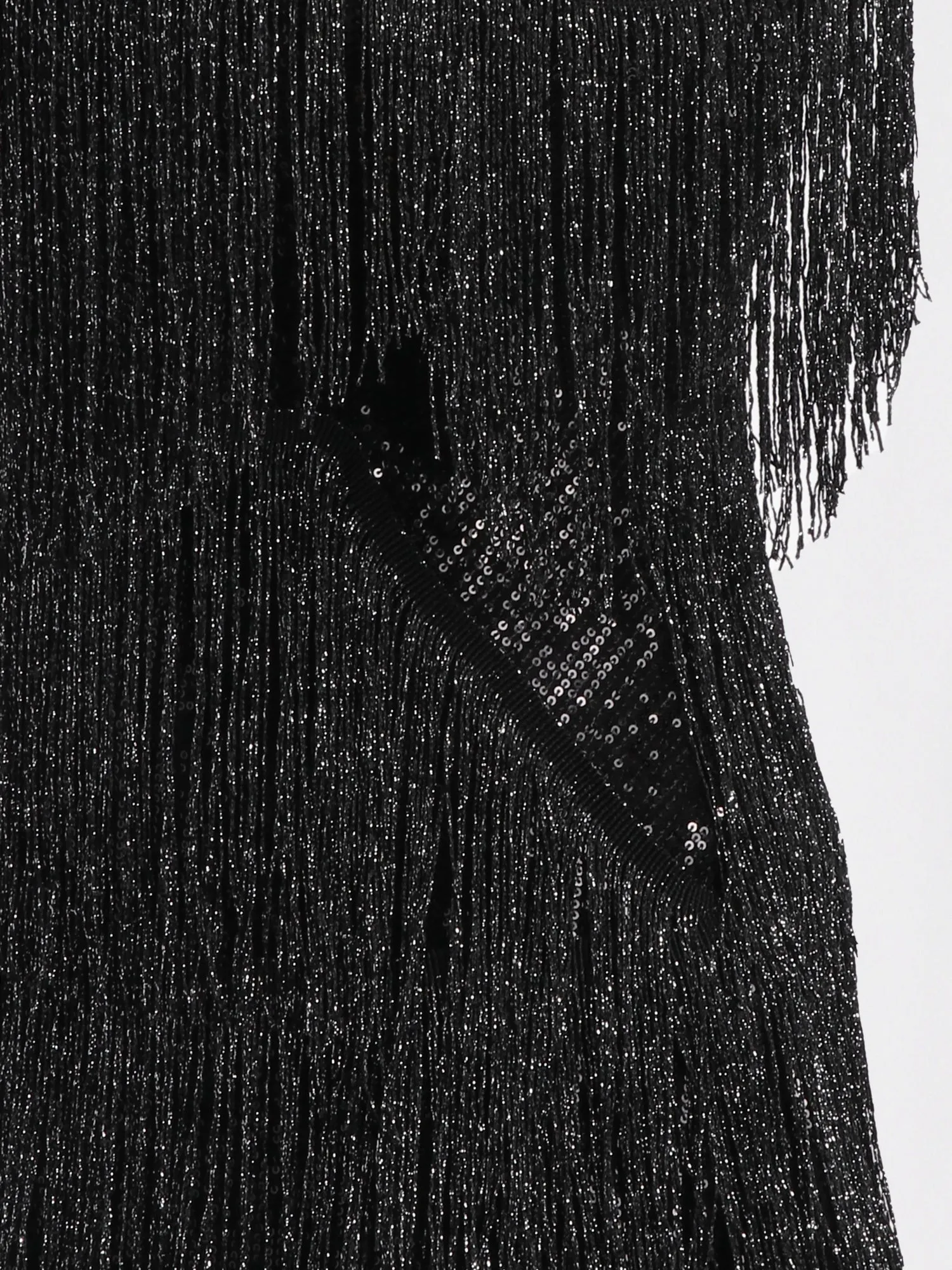 Midsize Fringe Latin Dance Mini Dress