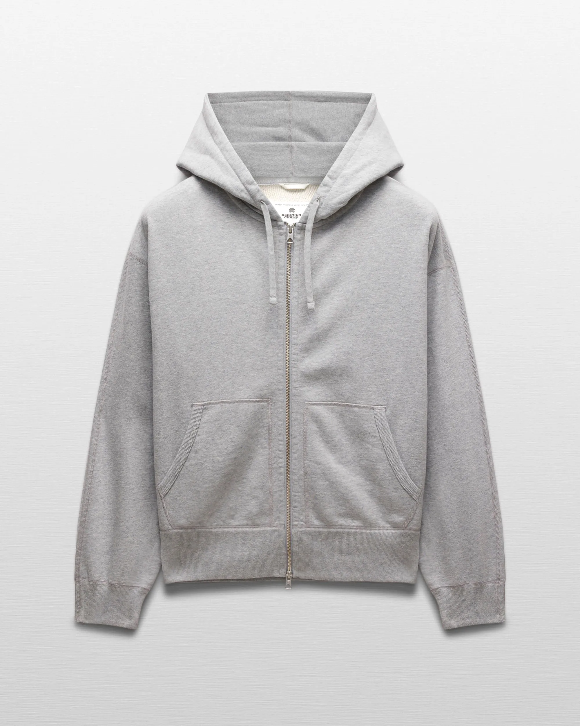 Midweight Terry Relaxed Zip Hoodie