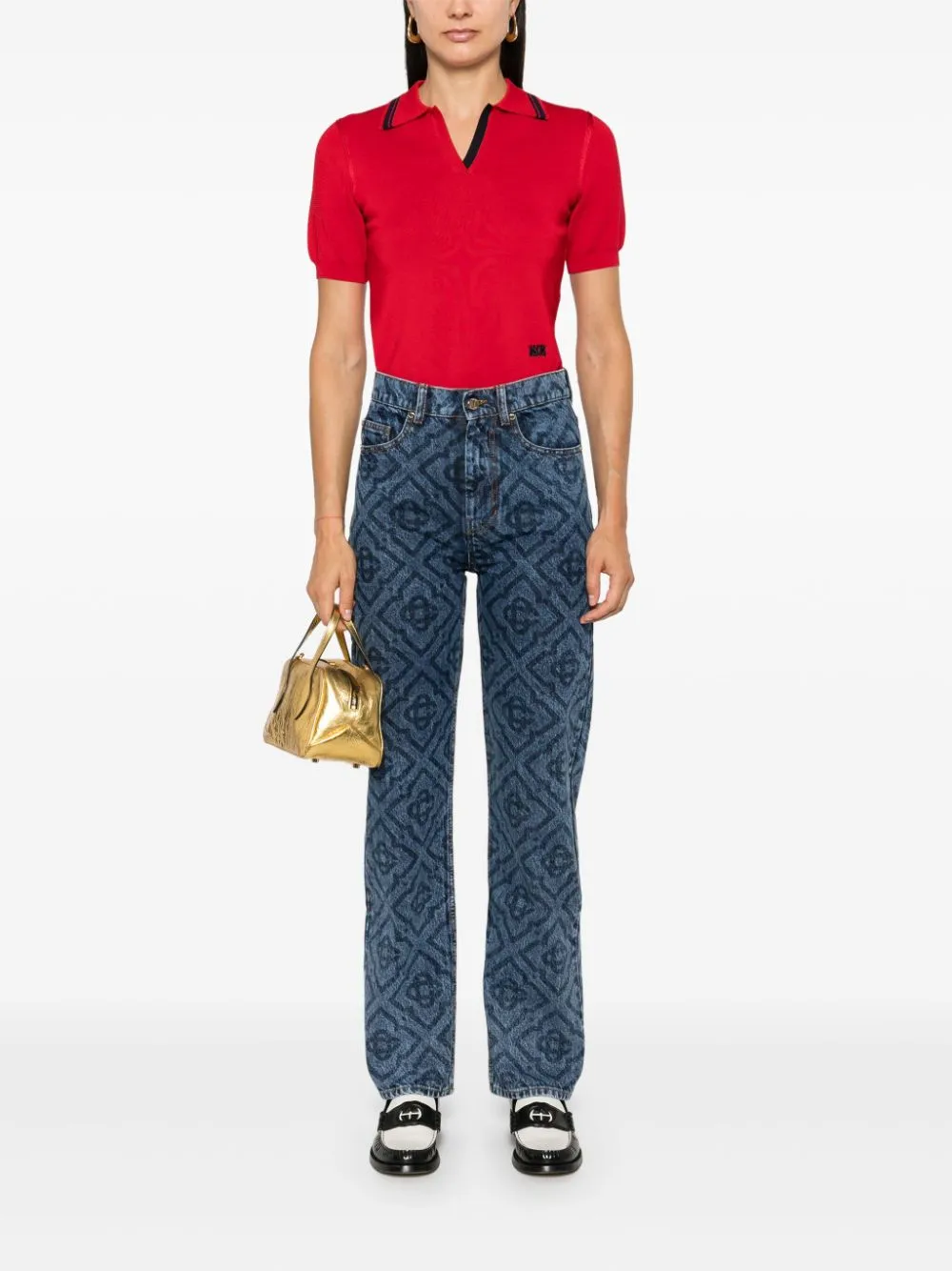 monogram jeans