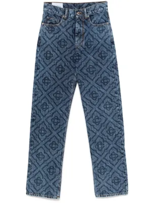 monogram jeans