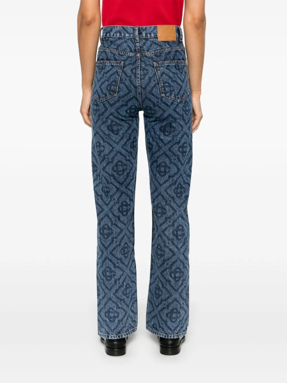 monogram jeans