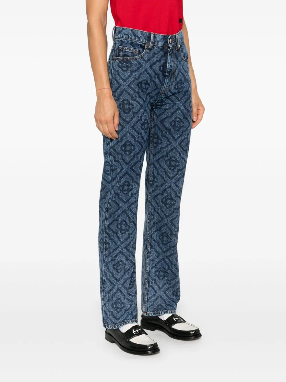monogram jeans