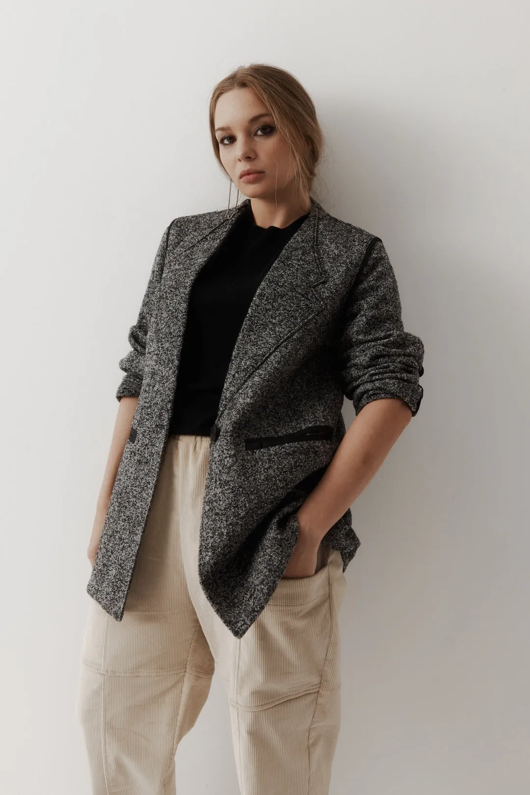 New Lands - Sherlock  Blazer Salt & Pepper