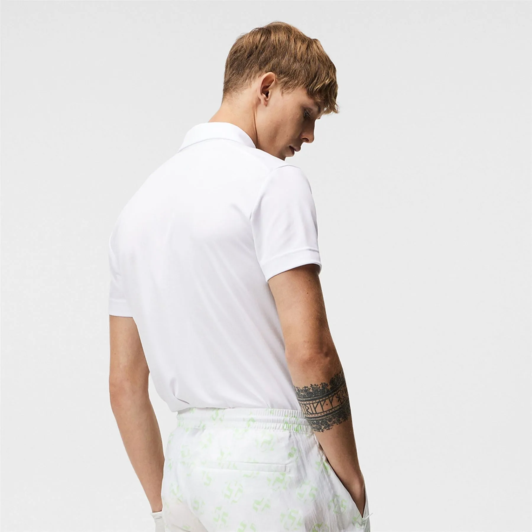 Peat Regular Fit Polo White - SS23