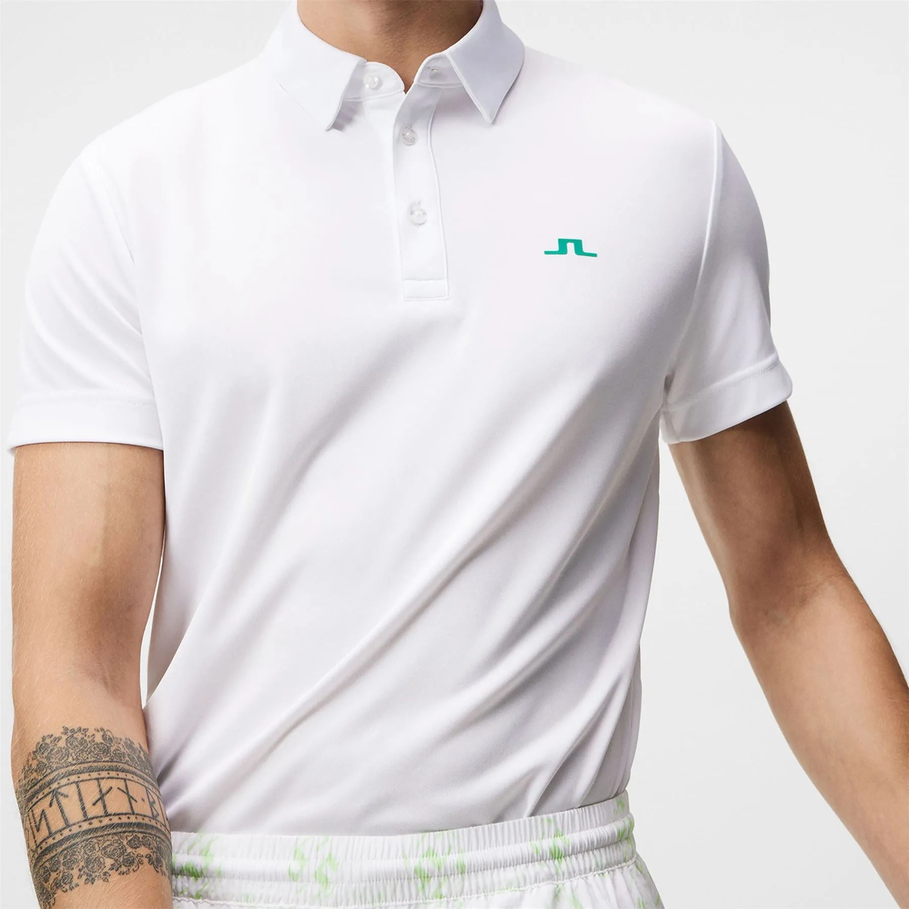 Peat Regular Fit Polo White - SS23