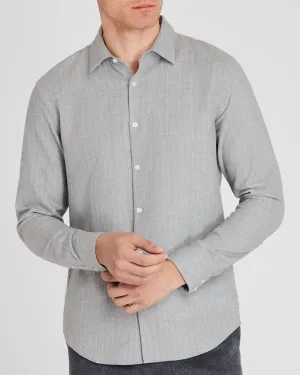 Refined Pinstripe Twill Shirt