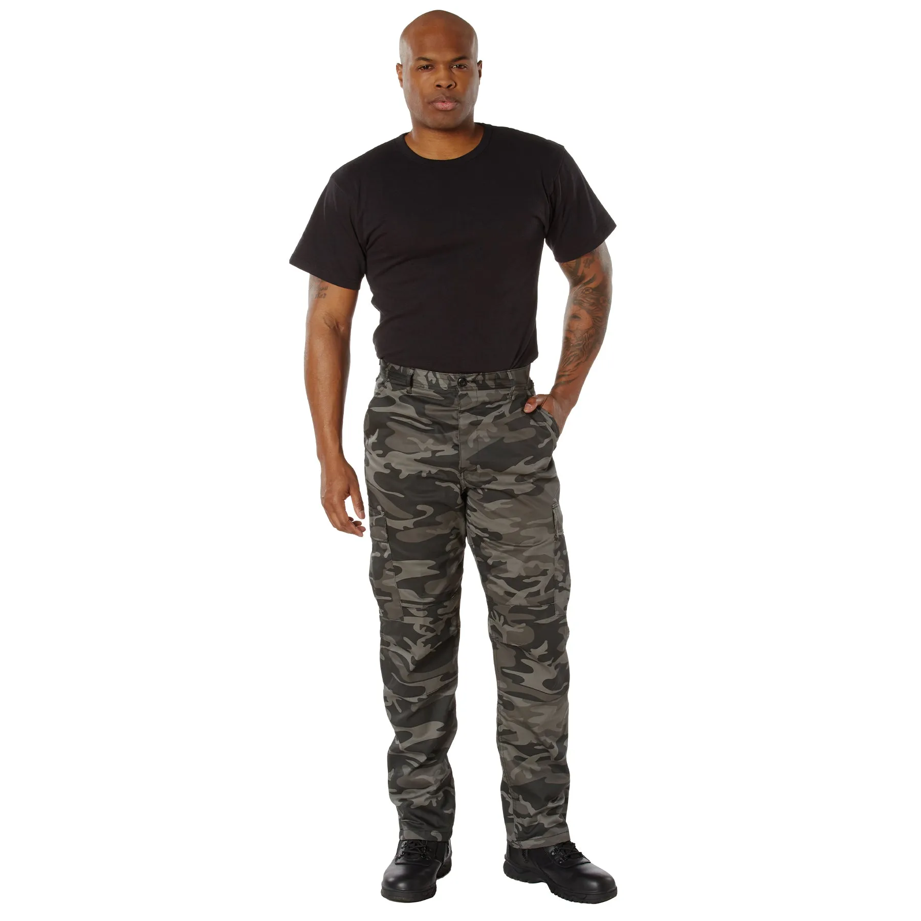 Relaxed Fit Zipper Fly BDU Pants
