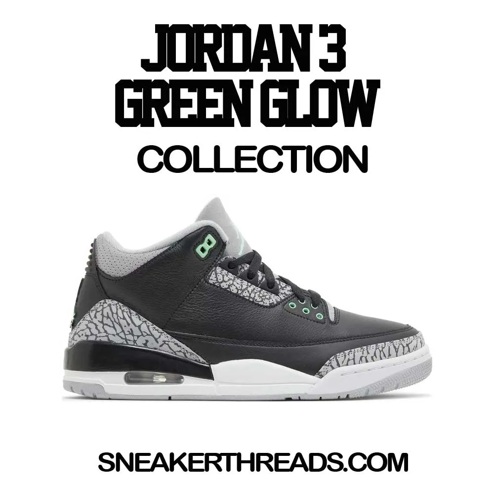 Retro 3 Green Glow Clean Pair Shirt