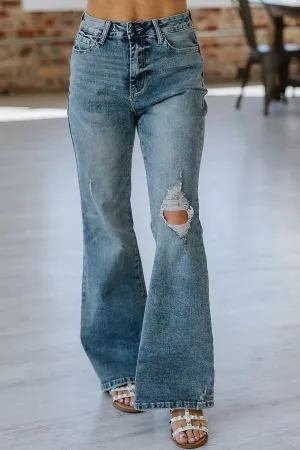 SALE - Dante Distressed Flare Jeans