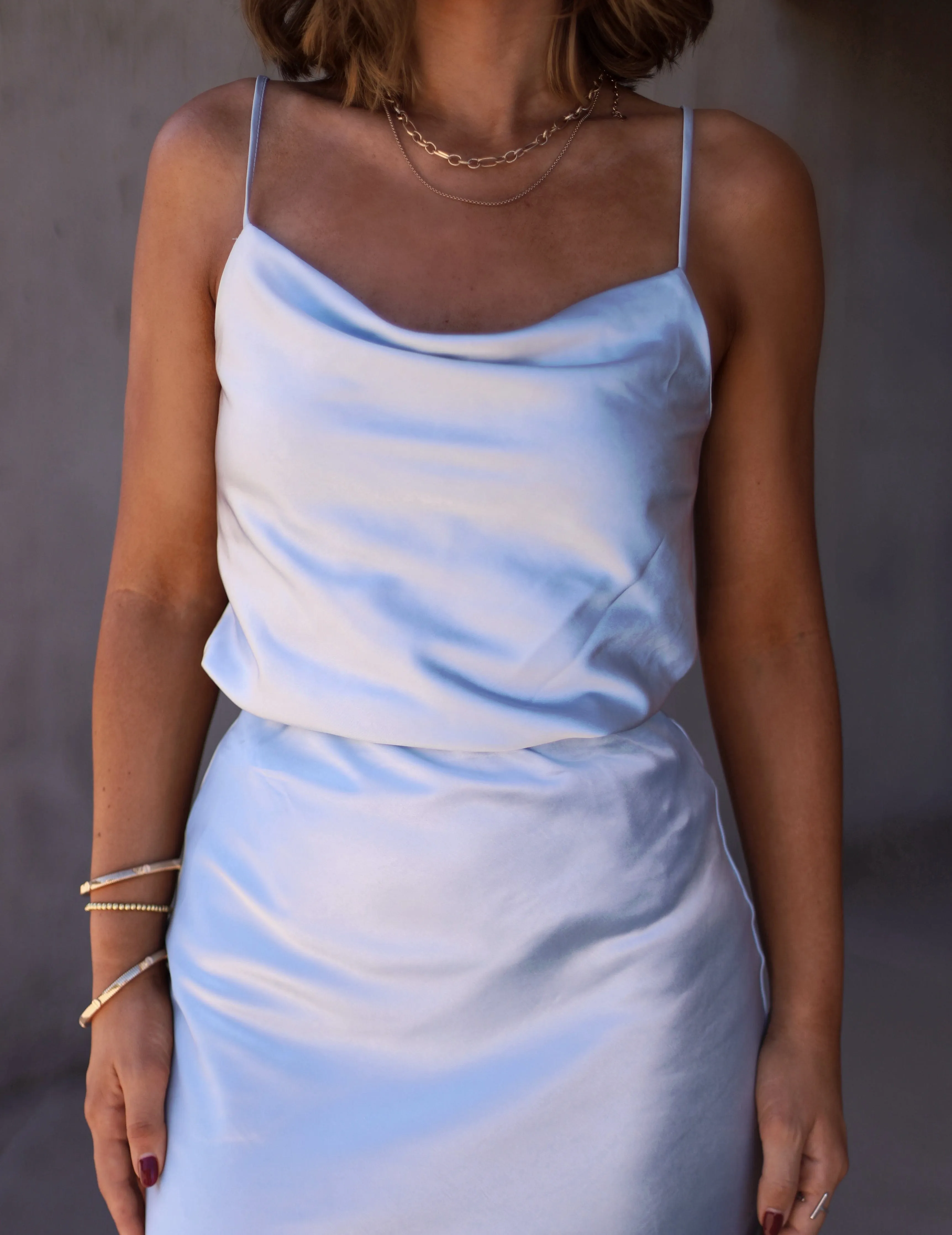 Sleek Satin Tank