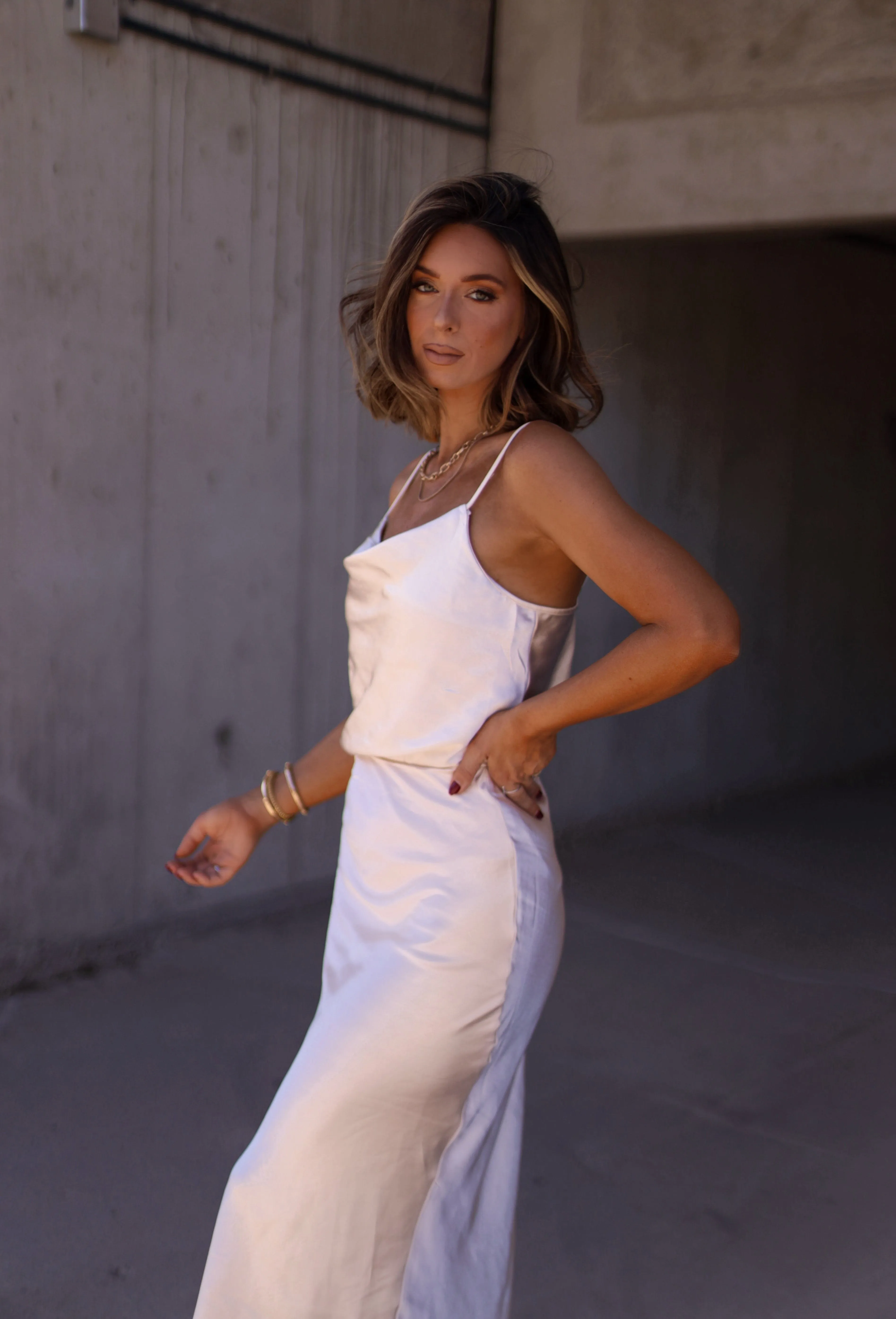 Sleek Satin Tank