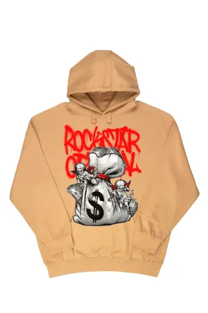 Spent Beige Graphic Hoodie