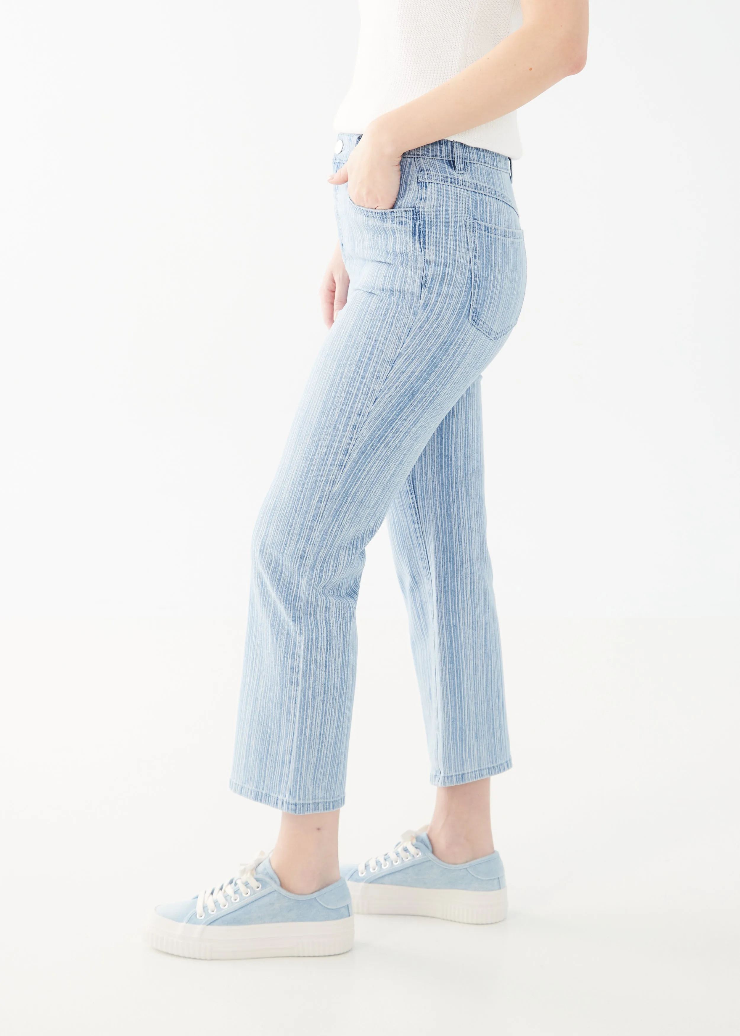Suzanne Striped Boot Crop. Style FD6860779
