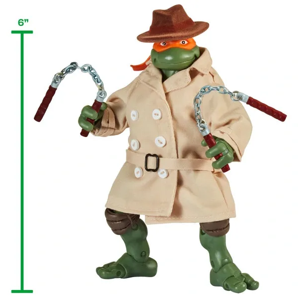 Teenage Mutant Ninja Turtles Classic Elite 6" Inch Action Figure - Mikey in Disguise - Playmates