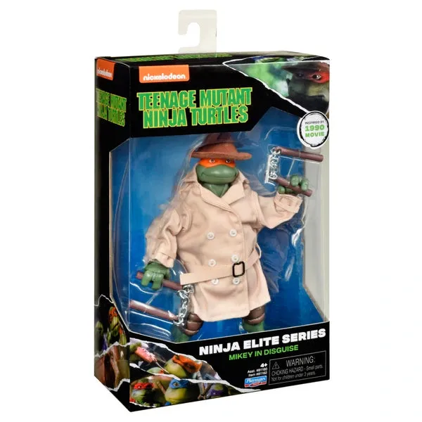 Teenage Mutant Ninja Turtles Classic Elite 6" Inch Action Figure - Mikey in Disguise - Playmates