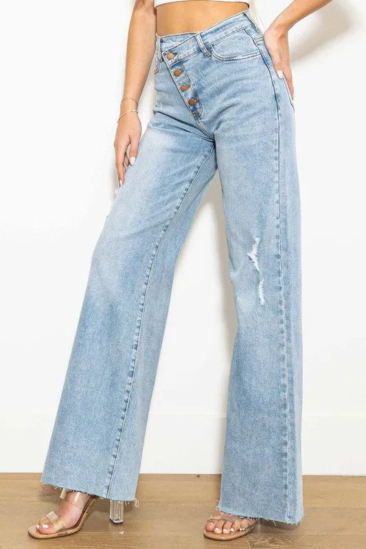 The Double Crossed Jeans- Light Wash