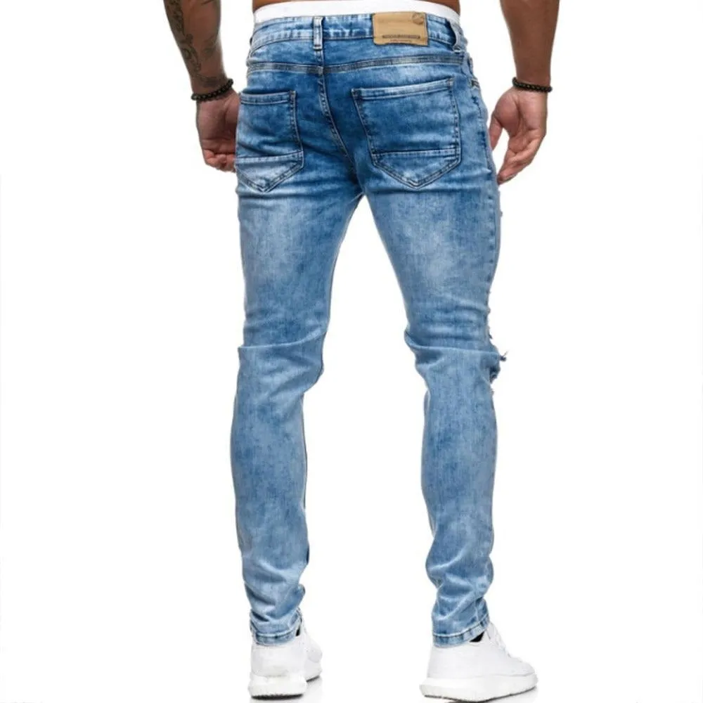 West Louis™ European & American Style Ripped Jeans