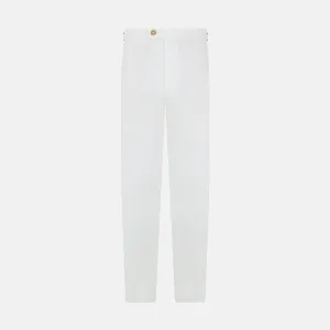 White Linen Henry Trousers