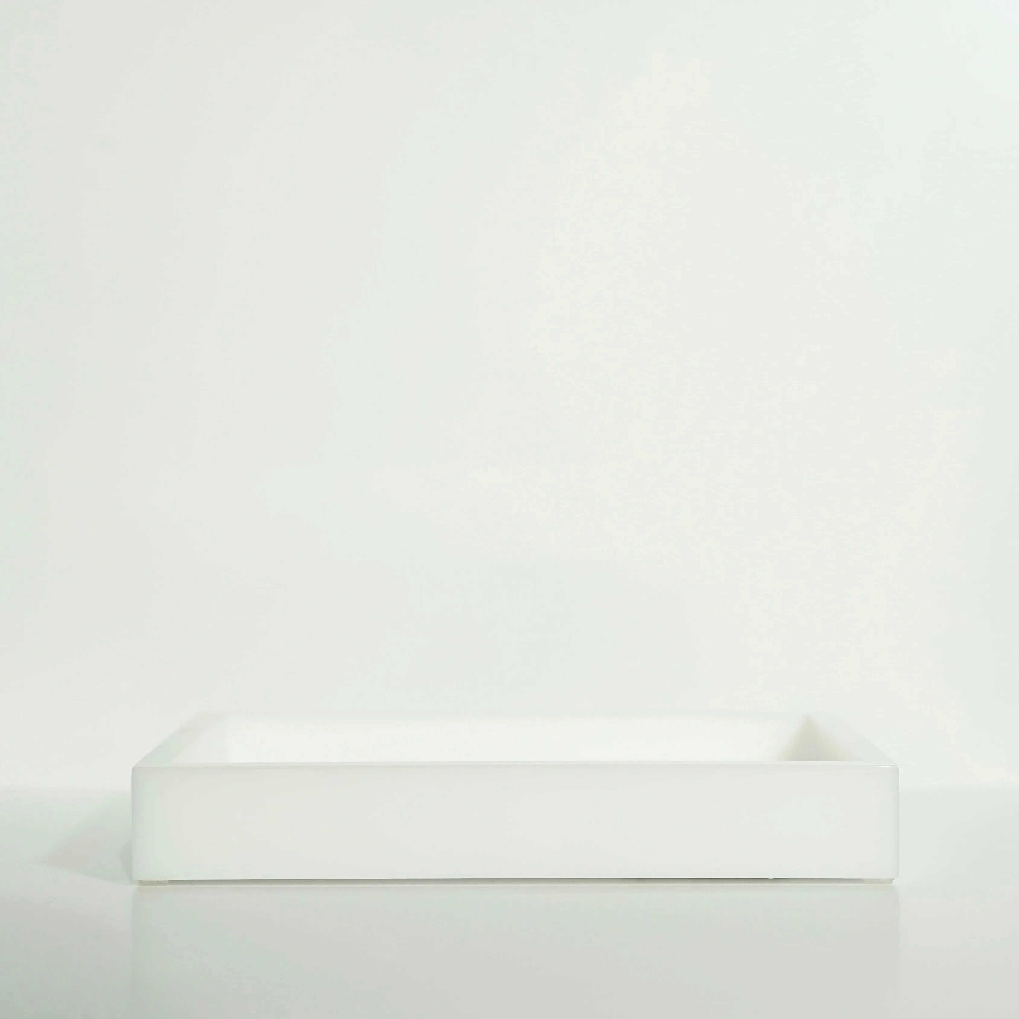 White Lucite Bath Accessories