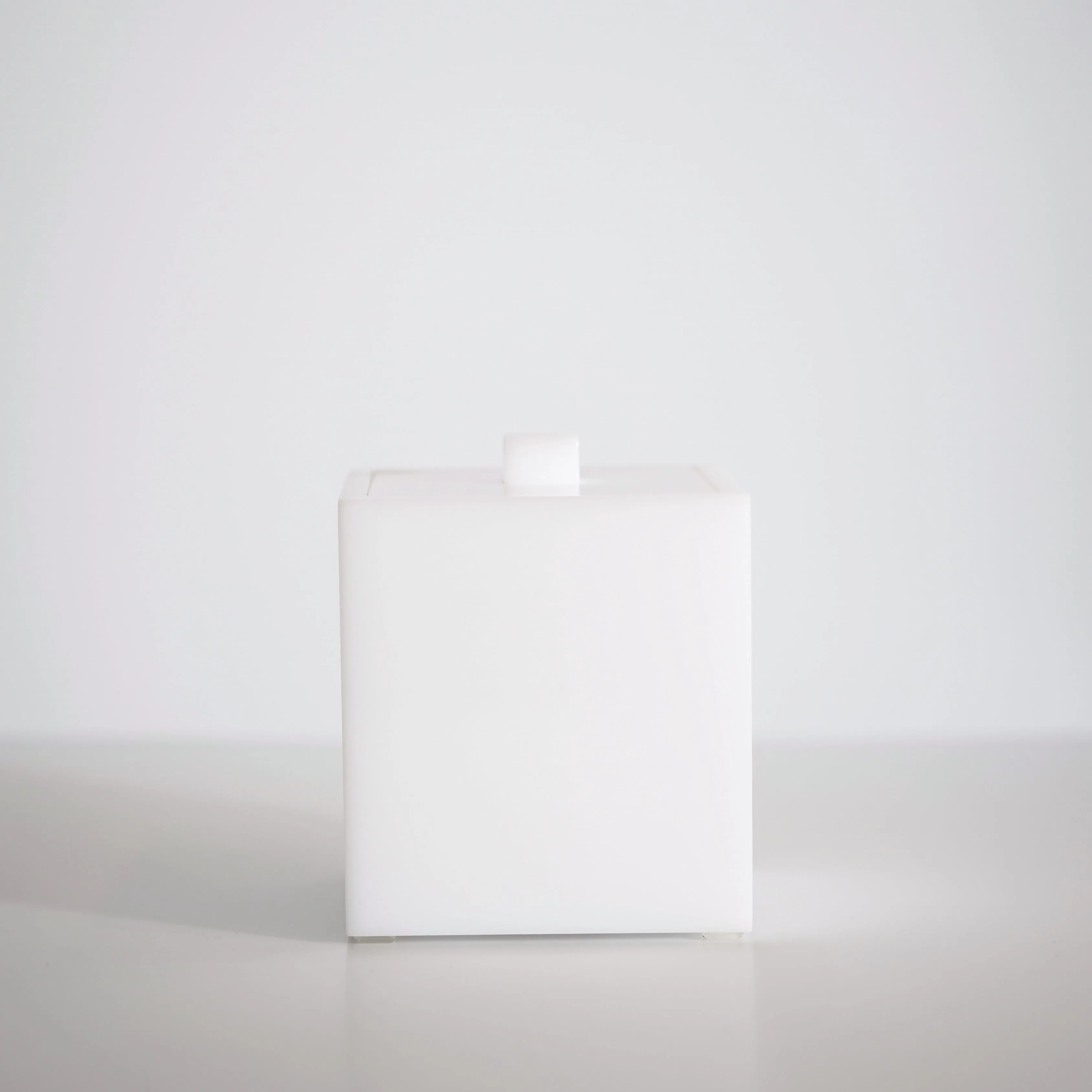 White Lucite Bath Accessories