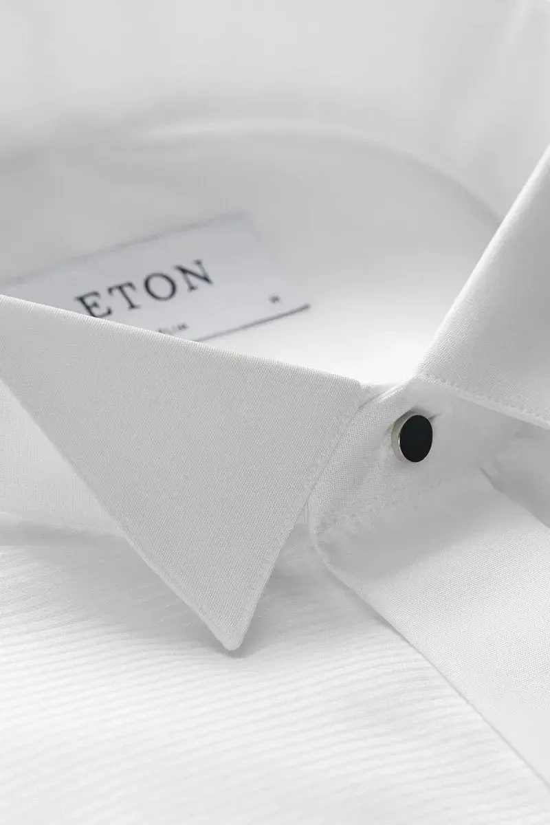 White Wing Collar Evening Slim Fit Shirt
